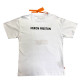 Хлопкова футболка Heron Preston біла з логотипом