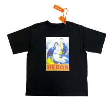 Оригінальна футболка Heron Preston принт чорна