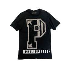 Бавовняна футболка Philipp Plein P чорна