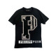 Бавовняна футболка Philipp Plein P чорна