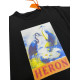 Оригінальна футболка Heron Preston принт чорна