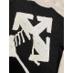 Бавовняна футболка OFF WHITE рука білий принт