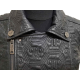 Жіноча шкіряна куртка Philipp Plein чорна