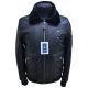 Чоловіча чорна шкіряна куртка AERONAUTICA Militare, розмір L, 4XL.