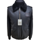 Чоловіча шкіряна куртка AERONAUTICA Militare