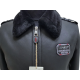 Чоловіча шкіряна куртка AERONAUTICA Militare