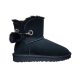 Жіночі уггі UGG чорний замш