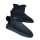 Жіночі уггі UGG чорний замш