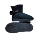 Жіночі уггі UGG чорний замш