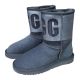 Жіночі уггі UGG сірий замш