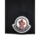Чоловіча шапка Moncler чорна