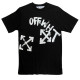 Бавовняна футболка OFF WHITE білий принт