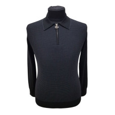 Чоловічий светр Stefano Ricci, чорний, розмір M, L, XL, 2XL, 3XL, 4XL.