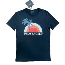Бавовняна футболка Palm Angels чорна