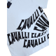 Бавовняна чоловіча футболка Cavalli біла